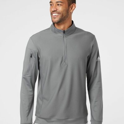 Men's Textured Quarter-Zip Pullover Thumbnail