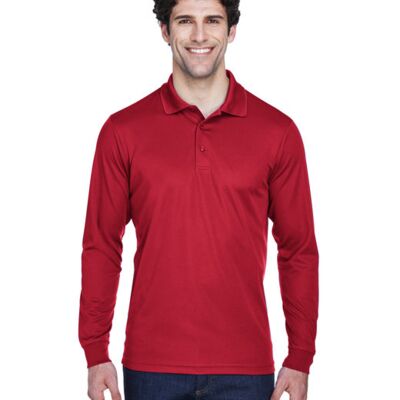 Men's Pinnacle Performance Long-Sleeve Piqué Polo Thumbnail