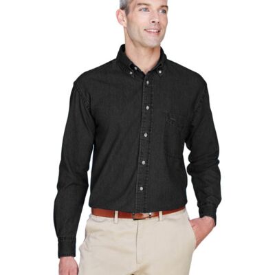Men's Long-Sleeve Denim Shirt Thumbnail