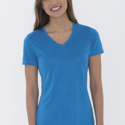 ATC™ PRO TEAM HEATHER ProFORMANCE V-NECK LADIES' TEE Thumbnail