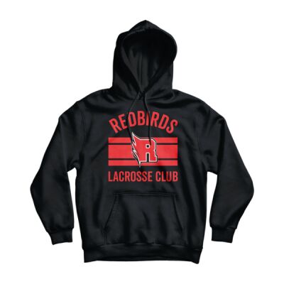 Newmarket Redbirds Adult Classic Hoodie - Black Thumbnail