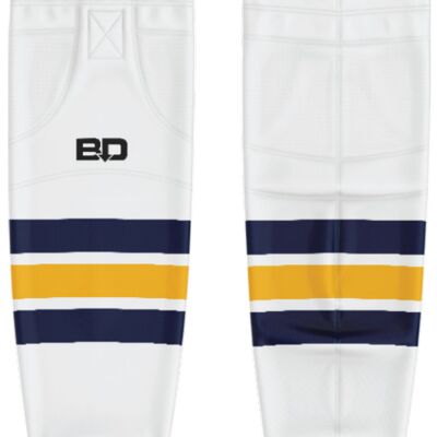 St. Albert Raiders Hockey Socks White Youth Thumbnail