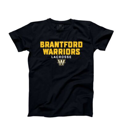 Brantford Warriors Young Black Classic T-Shirt Thumbnail