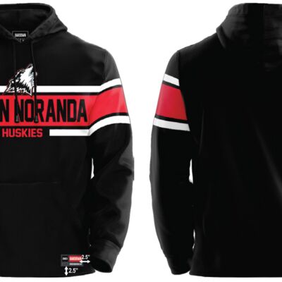 Rouyn Noranda Huskies Stripe Shiow Sublimated Hoodie Thumbnail