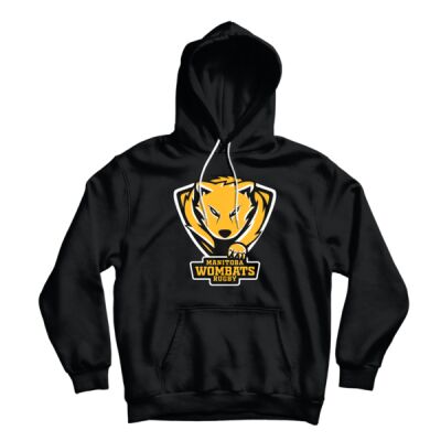 Manitoba Rugby Youth Classic Hoodie Black Thumbnail