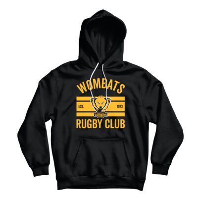 Manitoba Tripple Deke Youth Hoodie Black Thumbnail