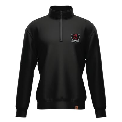 École St. Adolphe School Classic Black 1/4 Zip  Thumbnail