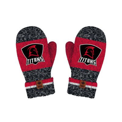 École St. Adolphe Winter Accessories Outdoorsmen Mittens Red Thumbnail