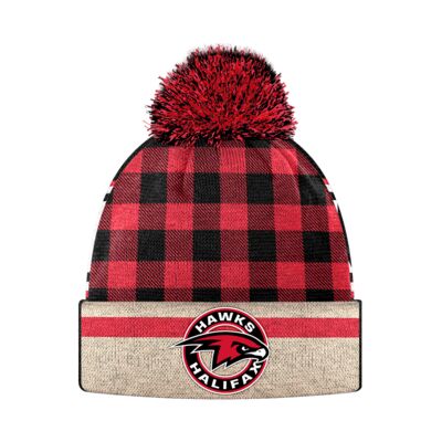 Halifax Hawks Plaid Is Red Toque Thumbnail