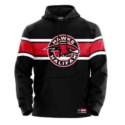 Halifax Hawks Stripe Show Hoodie Thumbnail