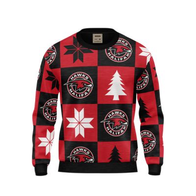 Halifax Hawks Ugly-Christmas Sweater  Thumbnail