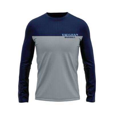 Performance Long Sleeve T-shirt Youth Navy Thumbnail