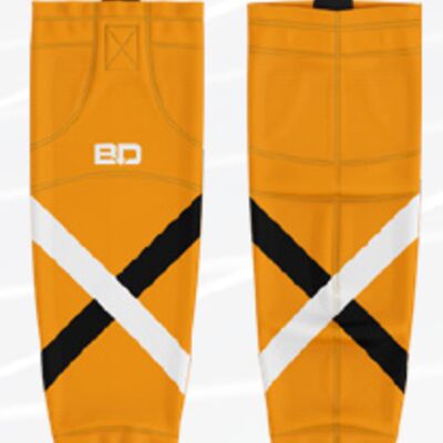 Kempenfeldt Bay Raiders Sublimated Hockey Socks Gold Thumbnail