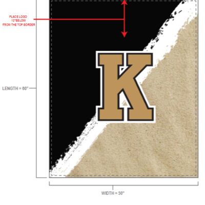 Kingston Frontenacs Sublimated Blanket Thumbnail