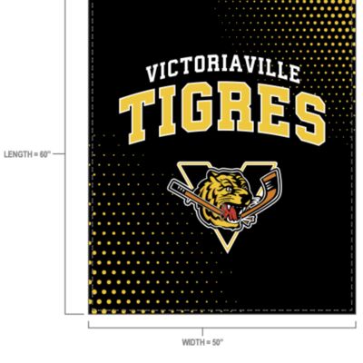 Victoriaville Tigers Sublimated Fleece Blanket Thumbnail