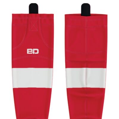 Saint Claire Shore Saints Hybrid Socks Red Thumbnail