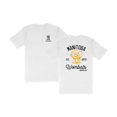 Manitoba Rugby Crazy Wombat Establish Year T-shirt White Youth Thumbnail