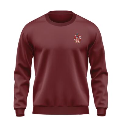 St. Paul's High School Crewneck Adult Maroon Thumbnail
