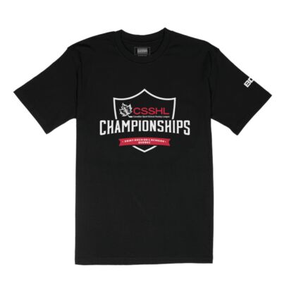 CSSHL Classic Gameday Youth Black T-Shirt Thumbnail