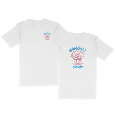 Crazy Wombat T-shirt - White Thumbnail