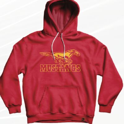 Williams Lake Mustangs Classic Retro Hoodie Thumbnail