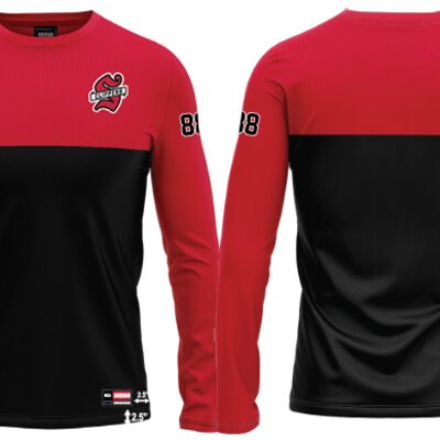 Whitchurch Stouffville Sublimated Long Sleeve with Number - Adult Thumbnail