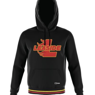 Leaside Flames Cuff Colored Hoodie - Youth Thumbnail