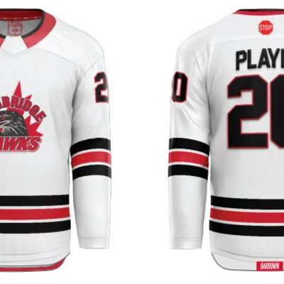 Cambridge Hawks Cut and Sew Jersey - Adult Thumbnail