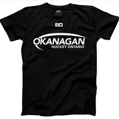 Okanagan Hockey Ontario T-Shirt Black - Adult Thumbnail