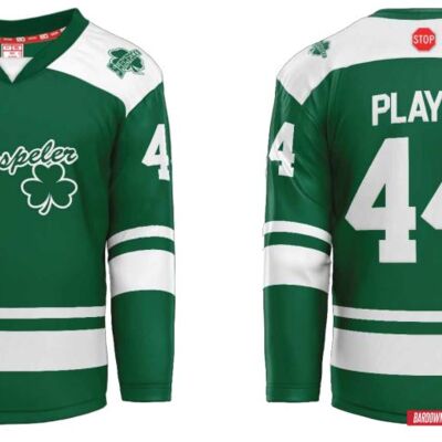 Hespeler Shamrocks Forest Green Sublimated Jersey Thumbnail