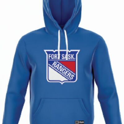 Fort Saskatchewan Rangers Cuff Colored Hoodie Blue - Youth Thumbnail