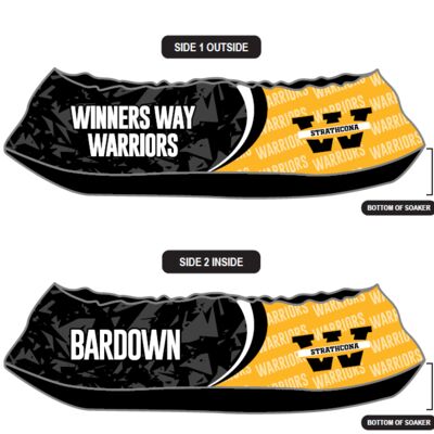 Fort Saskatchewan Strathcona Skate Soakers - Black Thumbnail