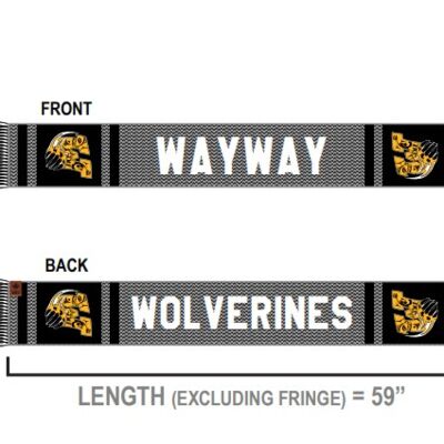 Wayway Wolverines Outdoorsman Scarf Thumbnail
