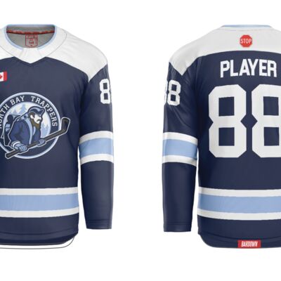 North Bay Trappers AA Cut & Sew Hockey Jersey - Youth Thumbnail