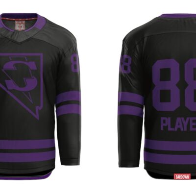 Las Vegas Storm Cut & Sew Hockey Jersey - Girls Thumbnail