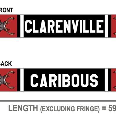 Clarenville Caribous  Classic 3.0 Scarf  Thumbnail