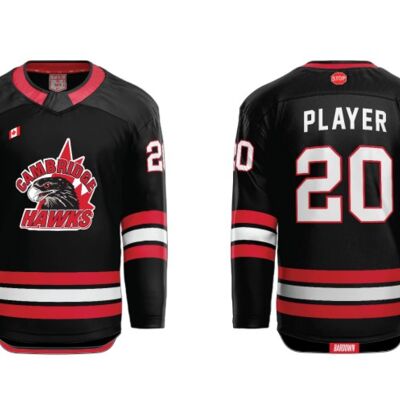  Cambridge Hawk Cut and Sew Hockey Jersey  Thumbnail