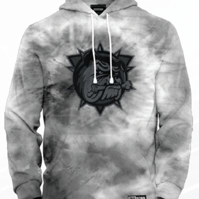Brantford Bulldogs Tie Dye Sublimated Streetwear Hoodie Thumbnail