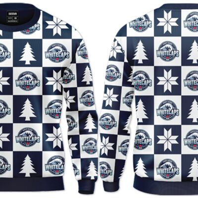 North Shore Whitecaps Sublimated Ugly Christmas Sweater - Adult Thumbnail