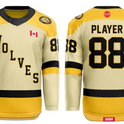Waterloo Wolves Hybrid Hockey Jersey - Adult Thumbnail
