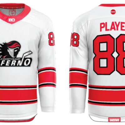 Jr. Inferno-GHC-Sublimated Hockey Jersey with Scoop - A1-White - Adult Thumbnail