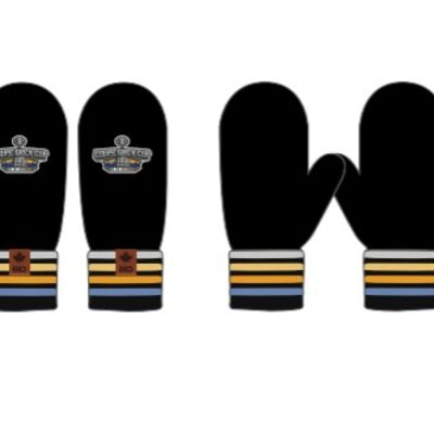 Coupe Grey Cup Four Stipes Mitten Thumbnail