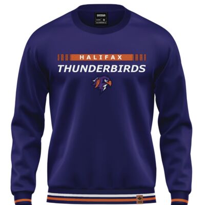 Halifax Thunderbirds Ribbon Show Cuff Colored Crewneck Thumbnail