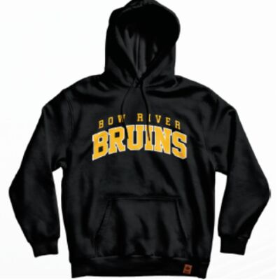 SFS Bow River Bruins Classic Hoodie - Black - Youth Thumbnail