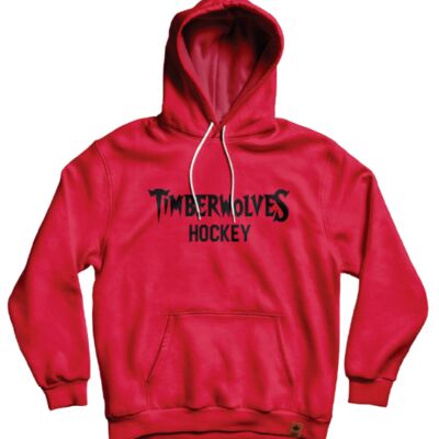 Cochrane Timberwolves Classic Hoodie - Red Thumbnail