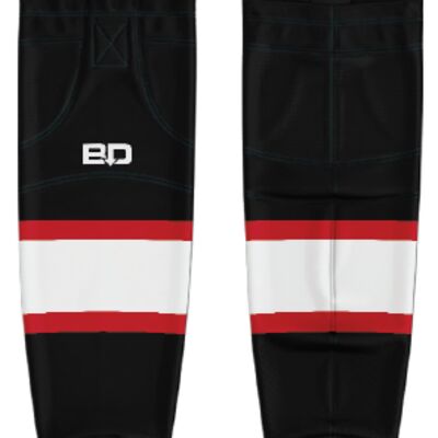 Port Moody Panthers Cut n Sew Hockey Socks - Youth Thumbnail