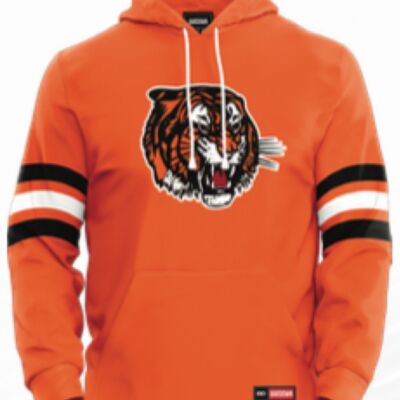 Medicine Hat Tigers Sublimated Jersey Hoodie Thumbnail