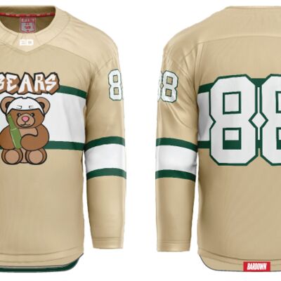 The Bears Sublimated Hockey Jersey - Adult Thumbnail