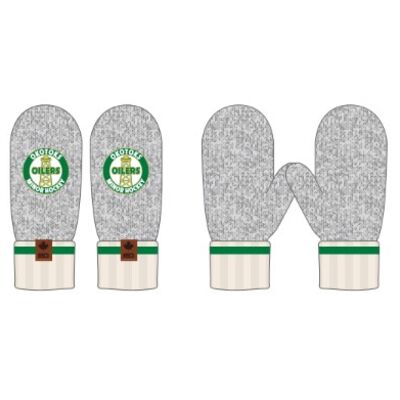 Okotoks Oilers Snow Pepper Mittens Youth  Thumbnail