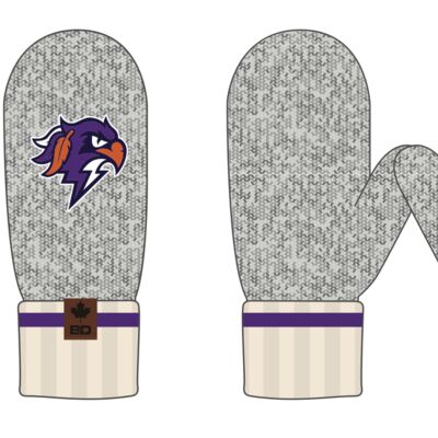 Halifax Thunderbirds Snow Pepper Mittens Thumbnail